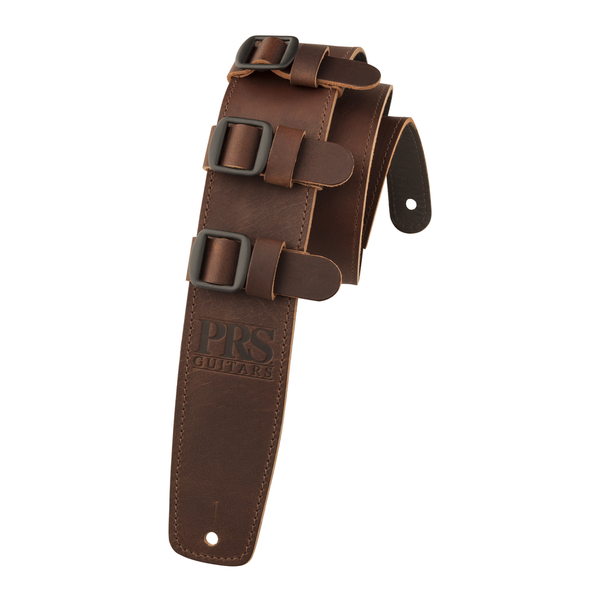 Leather Tri-Buckle Strap (Brown)