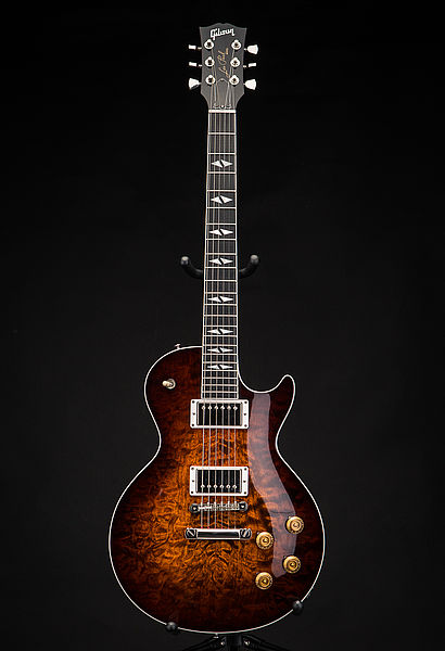 Gibson Les Paul Custom Crimson Standard Quilt Carved Heel