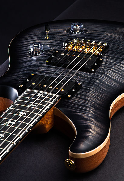 Custom24 30th Anniversary Wood Library Ten Top All Satin Finish Charcoal Burst