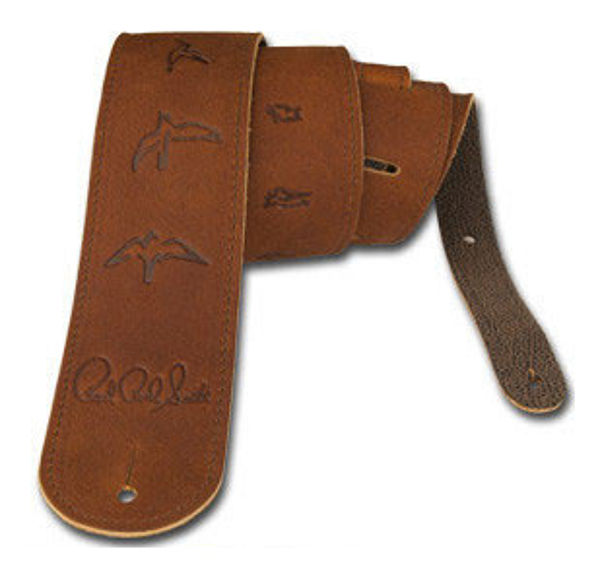 Leather Birds Strap (Brown)