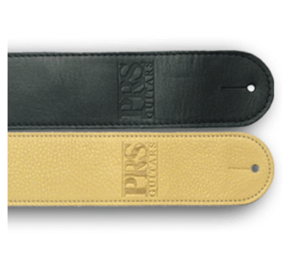 PRS Logo Leather Strap (Black)